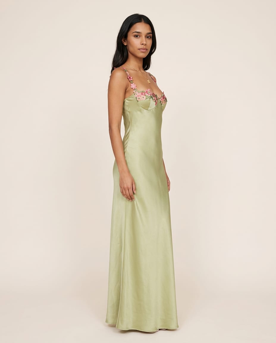 Elena Elegant Floral Maxi Dress